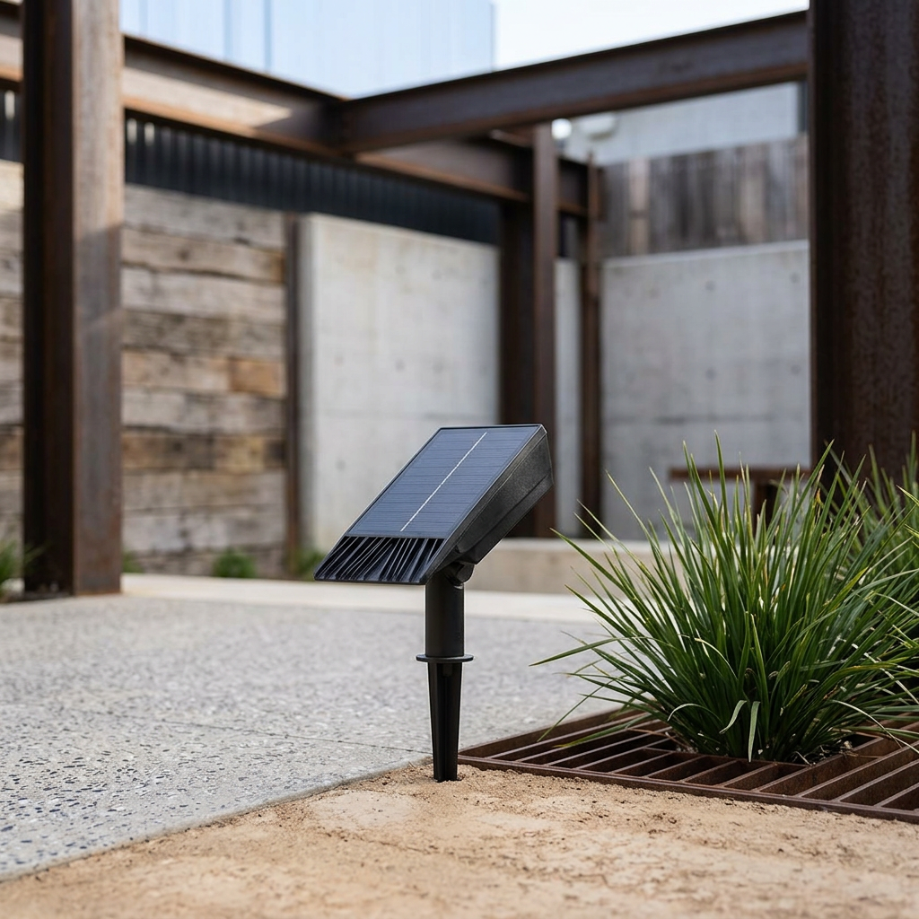 Elara Haus Solar Powered Outdoor Zoom Spotlight