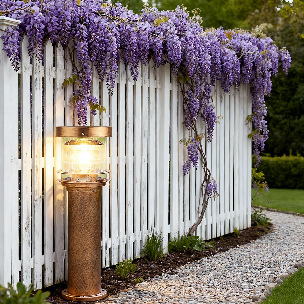 Waterproof Cylinder Tiered LED Outdoor Landscape Lighting 2