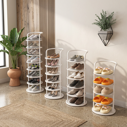 Elara Haus Space Saving Carbon Steel Shoe Rack