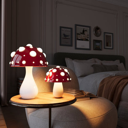 LED Mushroom Table Lamp | Modern Amanita-Inspired Light 0