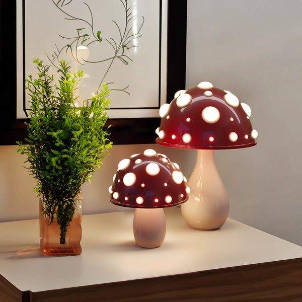 LED Mushroom Table Lamp | Modern Amanita-Inspired Light 2
