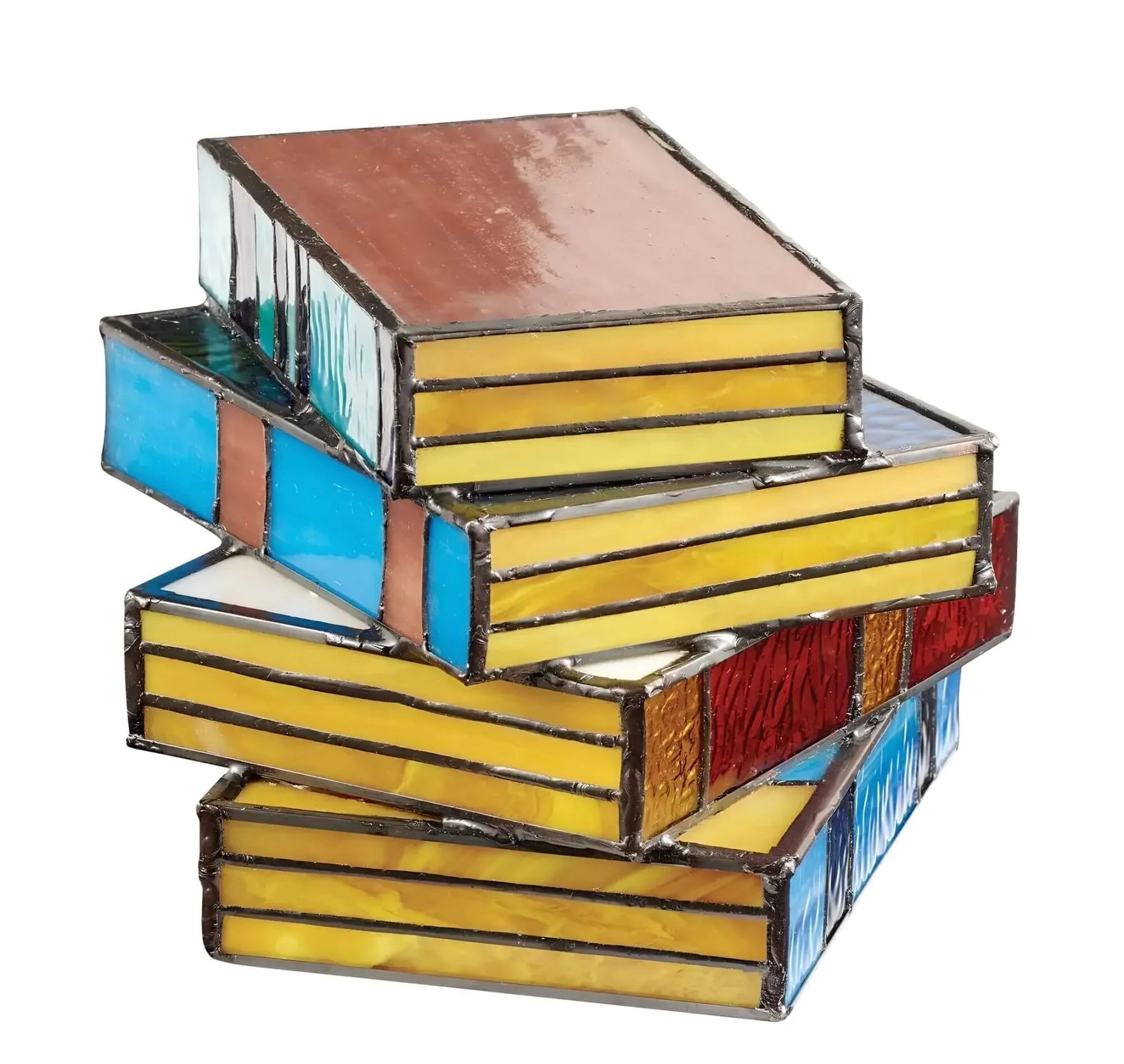 Stained Glass Book Lamp | Handcrafted Art Lighting 3