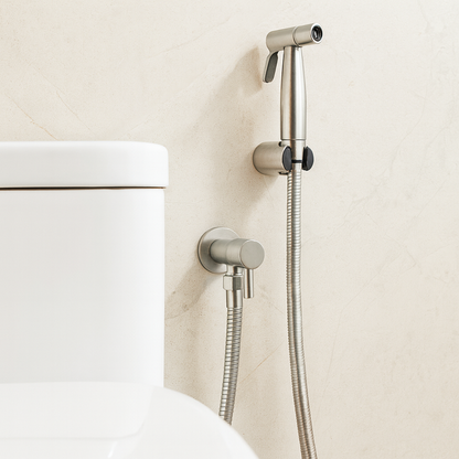 Skanto | Stainless Steel Bidet Sprayer – Wall-Mounted with Adjustable Spray 0