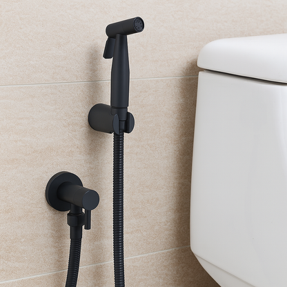 Skanto | Stainless Steel Bidet Sprayer – Wall-Mounted with Adjustable Spray 3