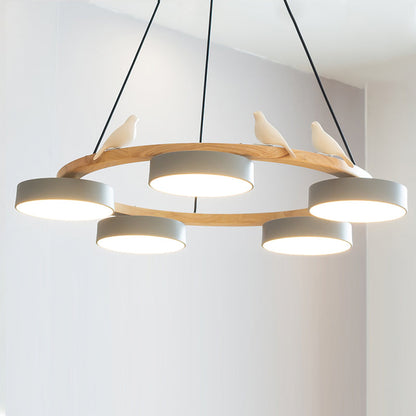 Sienna Bird Round Chandelier 17