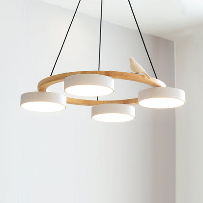 Sienna Bird Round Chandelier 0