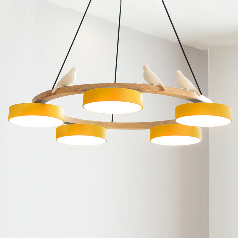 Sienna Bird Round Chandelier 18