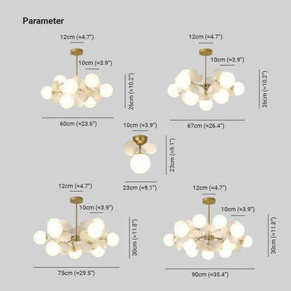 Arisha Modern Beautiful Ceiling LED Chandeliers Acrylic Glass 5