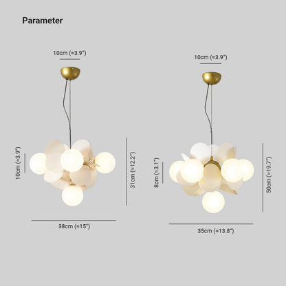 Arisha Modern Beautiful Ceiling LED Chandeliers Acrylic Glass 6