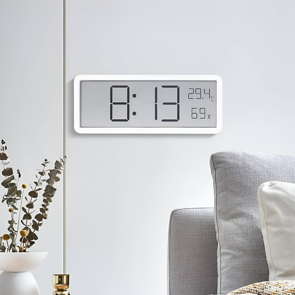 Ione - Digital LED Wall Clock with Temperature and Humidity 3