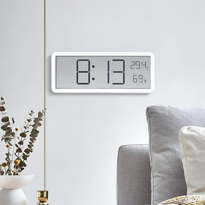 Ione - Digital LED Wall Clock with Temperature and Humidity 3