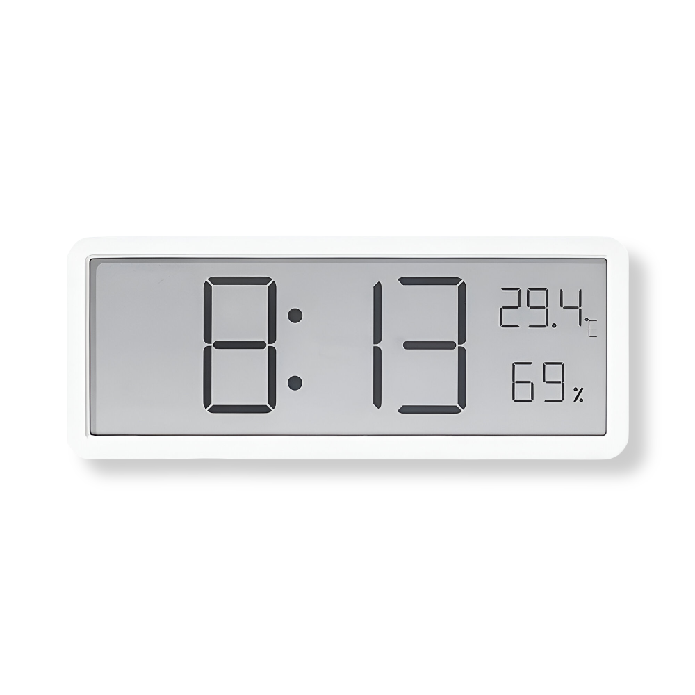 Ione - Digital LED Wall Clock with Temperature and Humidity 5