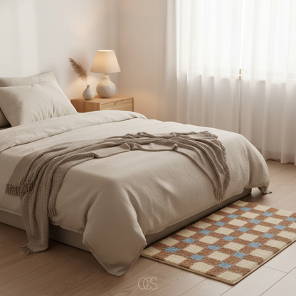 OCS - check Scandinavian rug 4