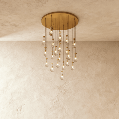 Pulcher Glass Tears Chandelier 10