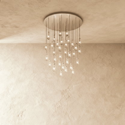 Pulcher Glass Tears Chandelier 12