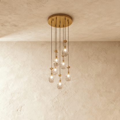 Pulcher Glass Tears Chandelier 0