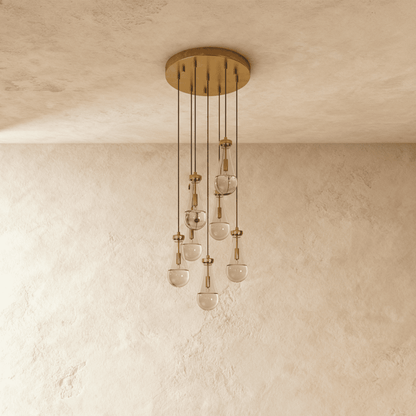 Pulcher Glass Tears Chandelier 1