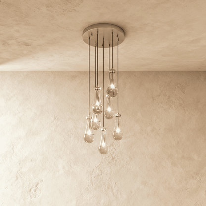 Pulcher Glass Tears Chandelier 2