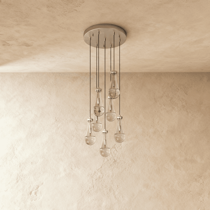Pulcher Glass Tears Chandelier 3