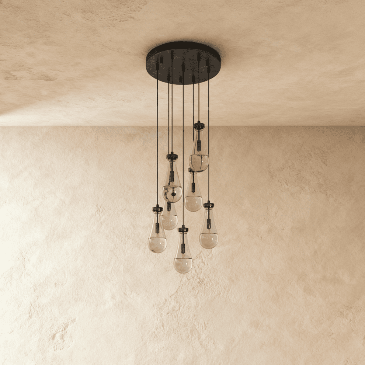 Pulcher Glass Tears Chandelier 5