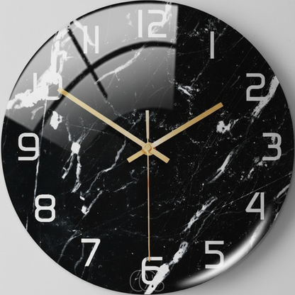 OCS - Marble Silent Wall Clock 0
