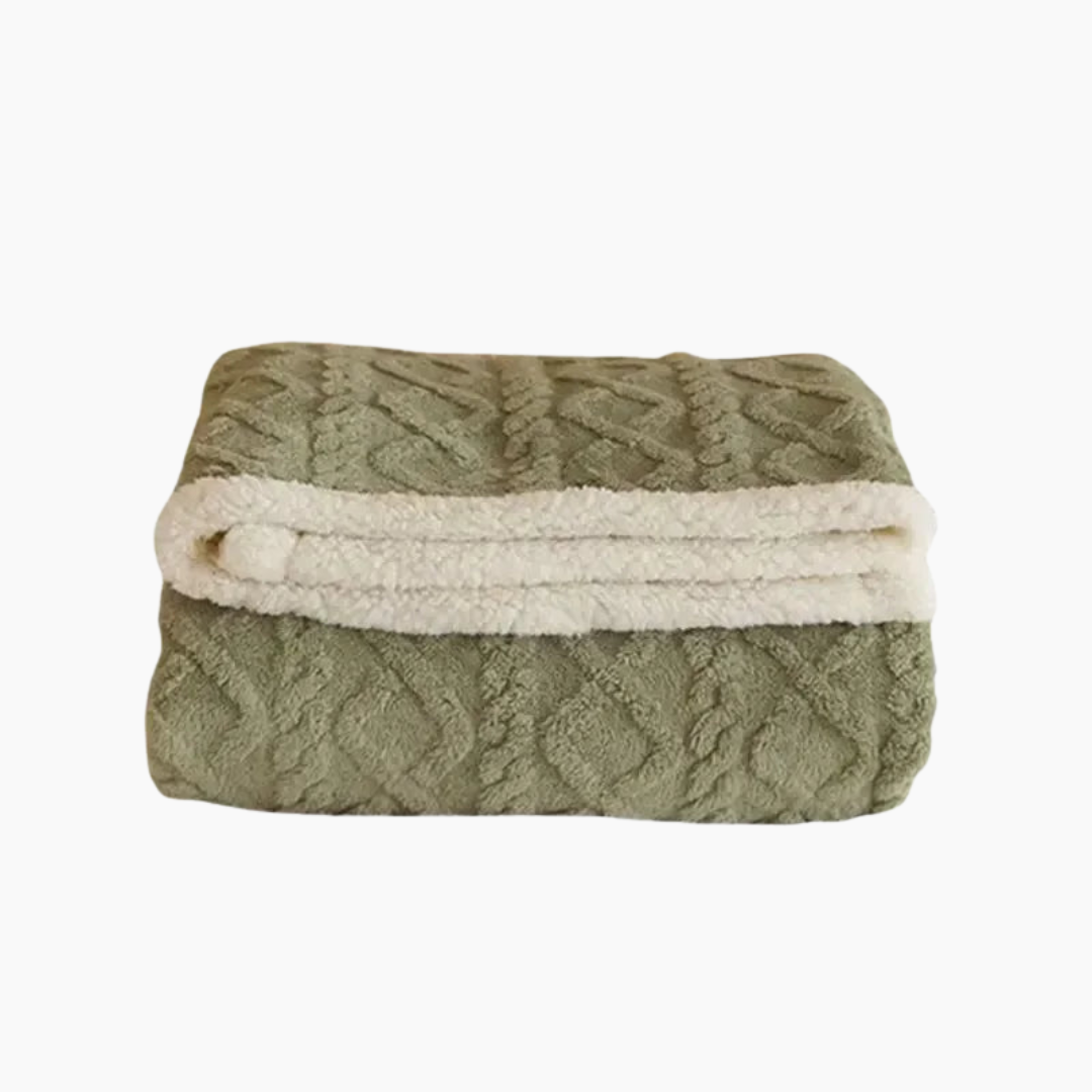 Eryndelle - Thick Warm Fleece Blanket Soft Stylish for Bedroom and Sofa 3