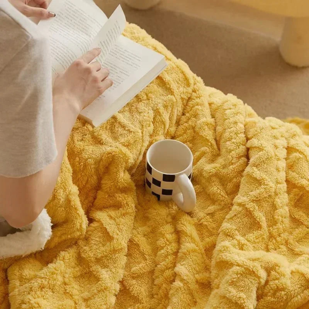 Eryndelle - Thick Warm Fleece Blanket Soft Stylish for Bedroom and Sofa 5