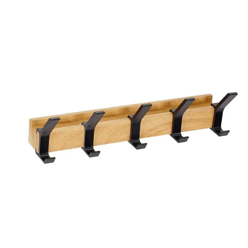 Nordic Wall Hook Rack With Adjustable Metal Hooks 6