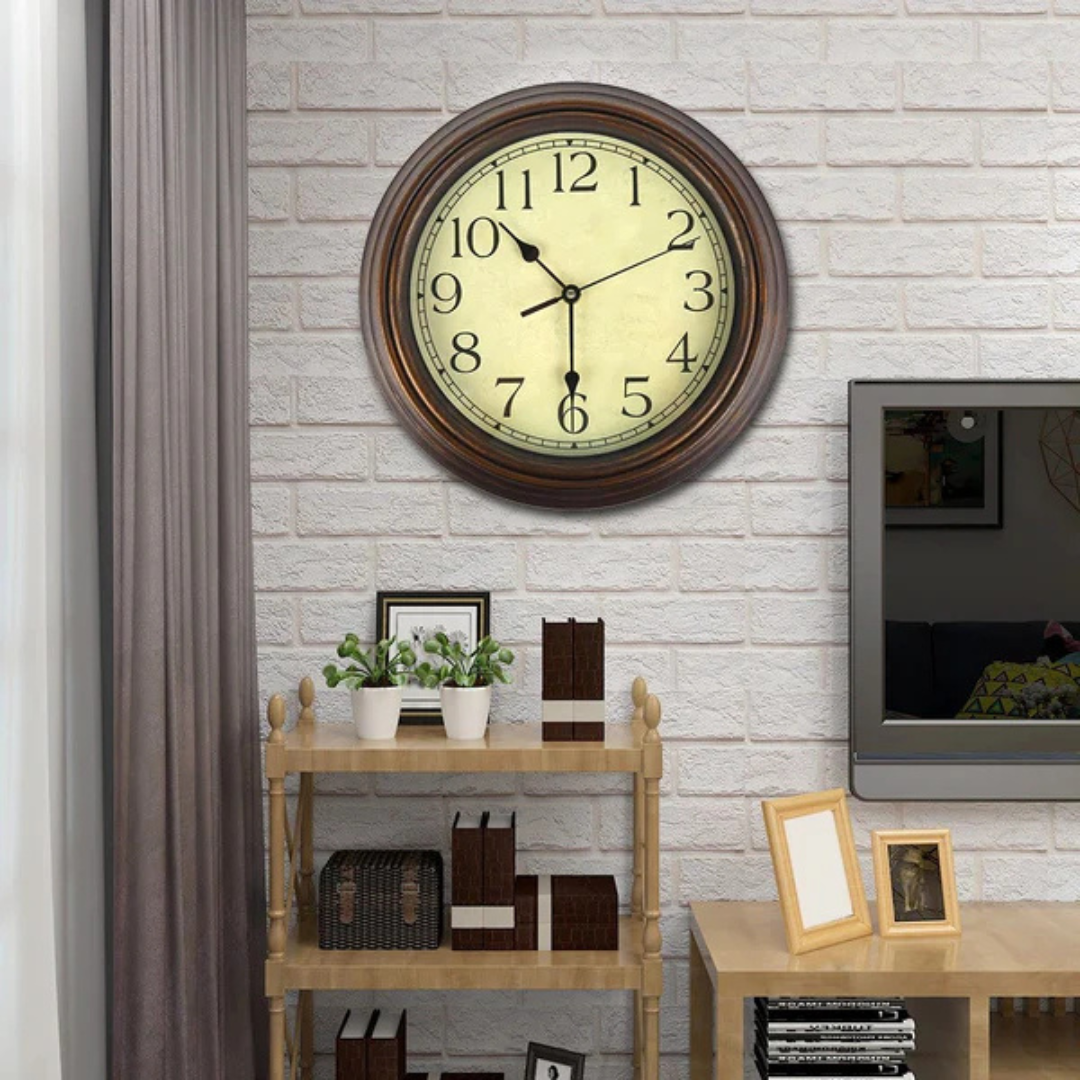 Nostga - Classic Retro Wall Clock for the Living Room 0