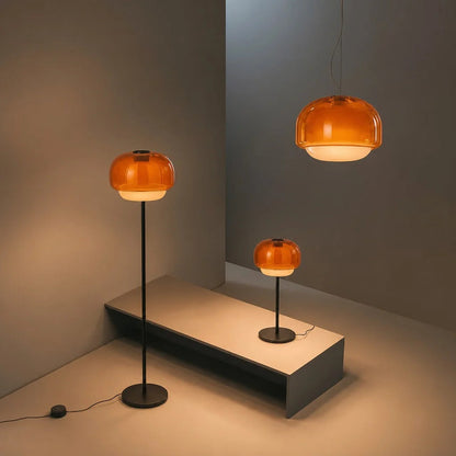 Elvrynor Nordic Colorful Glass Table Lamp 6
