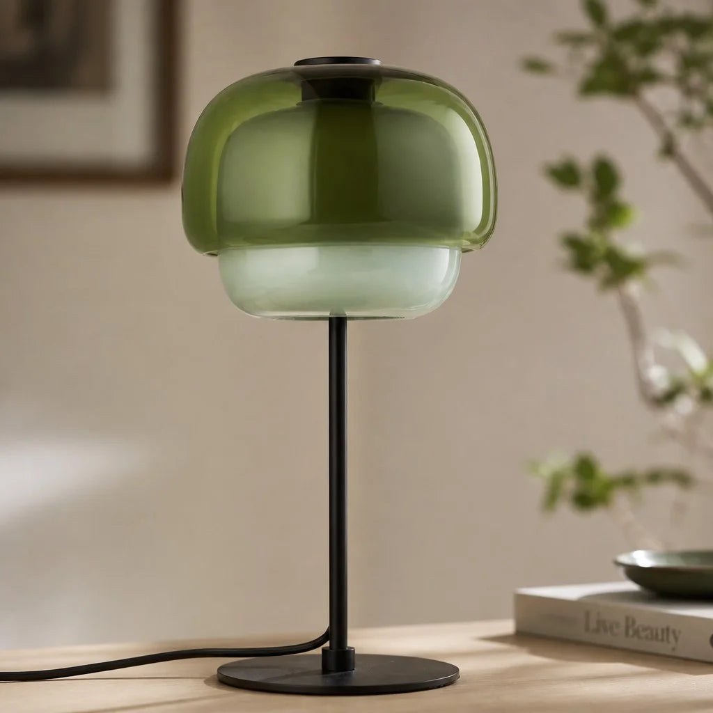 Elvrynor Nordic Colorful Glass Table Lamp 9