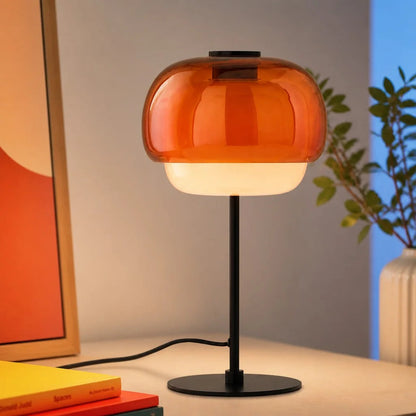 Elvrynor Nordic Colorful Glass Table Lamp 0