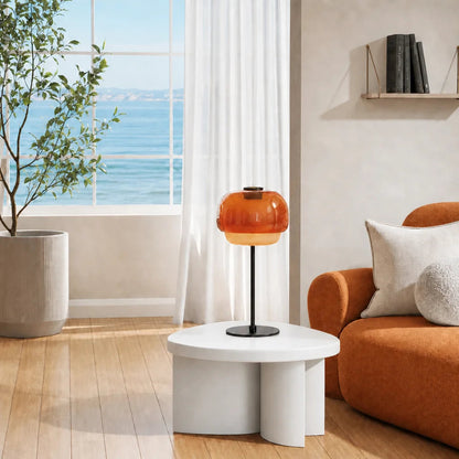 Elvrynor Nordic Colorful Glass Table Lamp 3