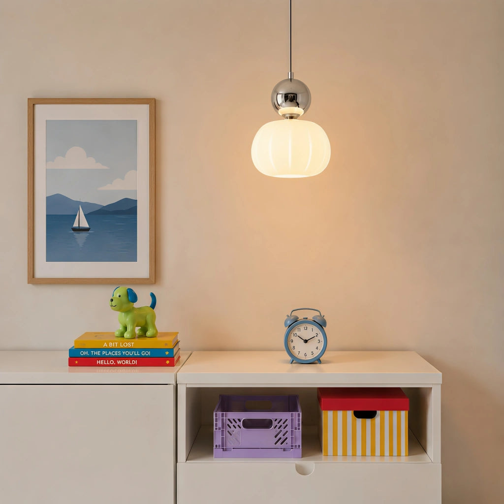 Scout Cream Art Deco Pendant Light 6