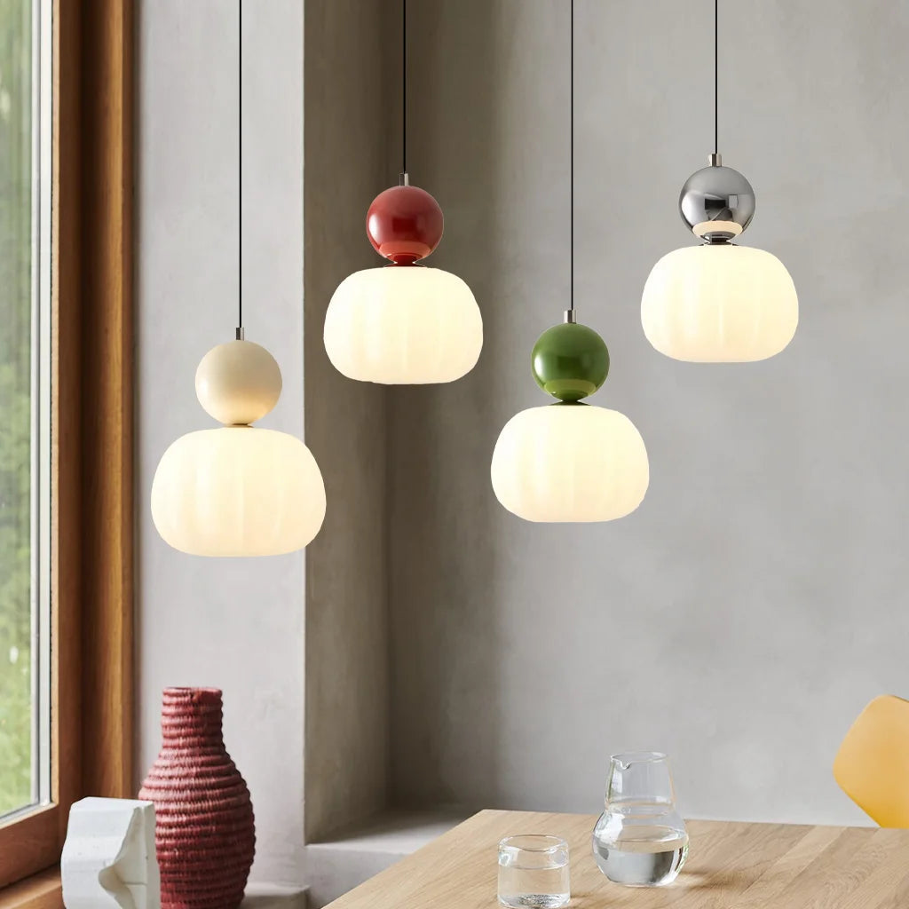 Scout Cream Art Deco Pendant Light 8