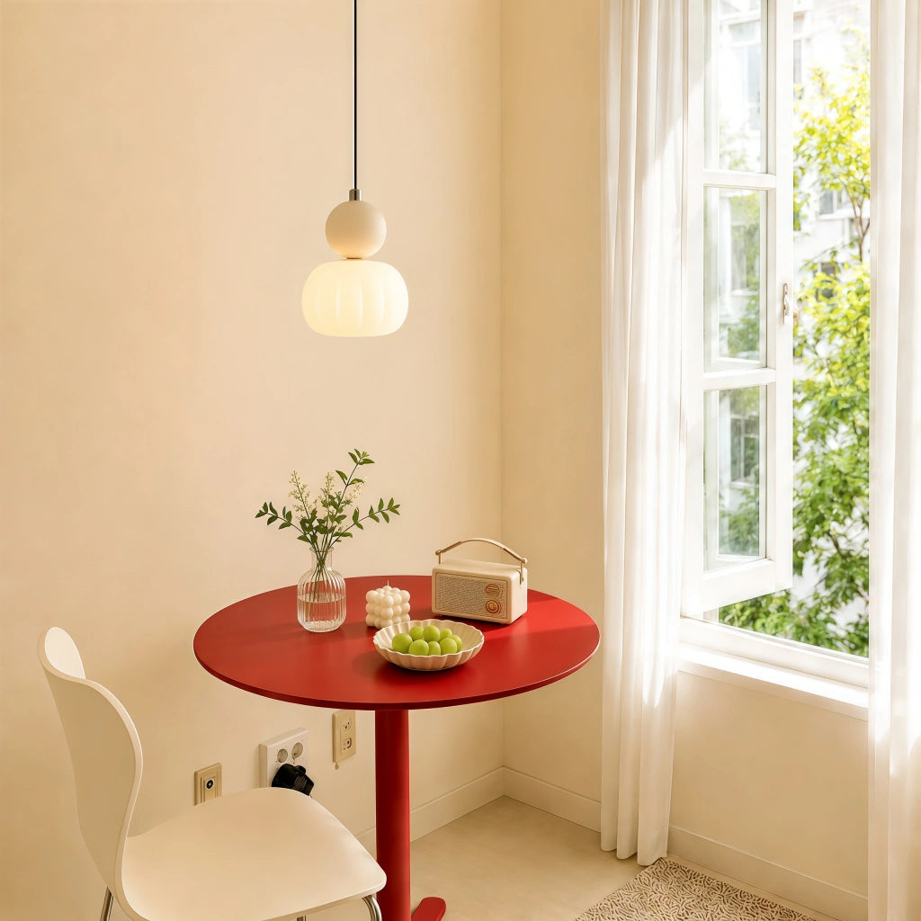 Scout Cream Art Deco Pendant Light 3