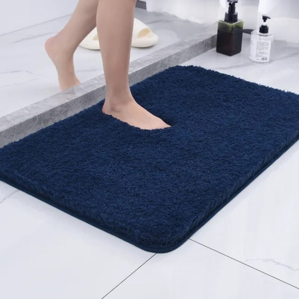 Elara Haus Ultra Plush Bath Rug - Faux Fur Microfibre Mat