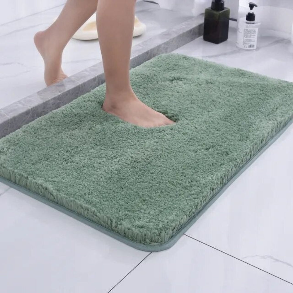 Elara Haus Ultra Plush Bath Rug - Faux Fur Microfibre Mat
