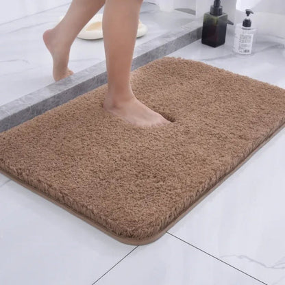 Elara Haus Ultra Plush Bath Rug - Faux Fur Microfibre Mat