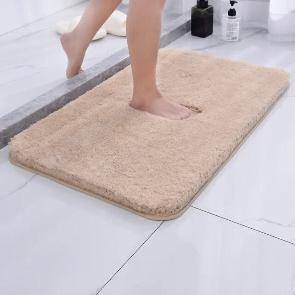 Elara Haus Ultra Plush Bath Rug - Faux Fur Microfibre Mat