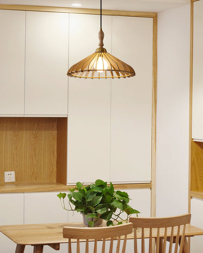 Umbrella Wood Pendant Lamp 8