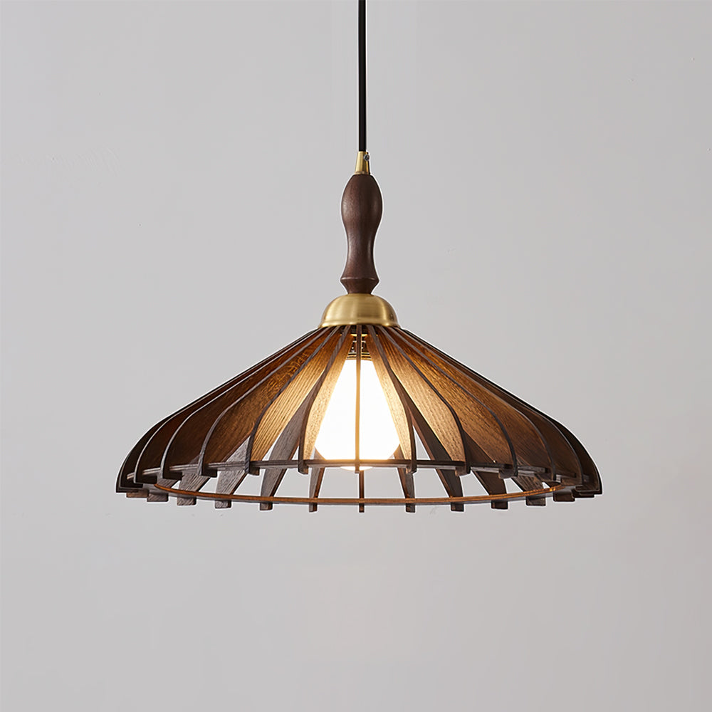 Umbrella Wood Pendant Lamp 9
