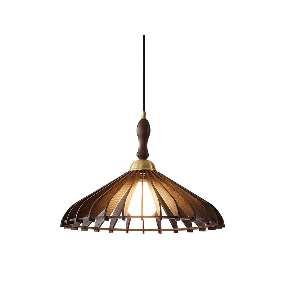 Umbrella Wood Pendant Lamp 1