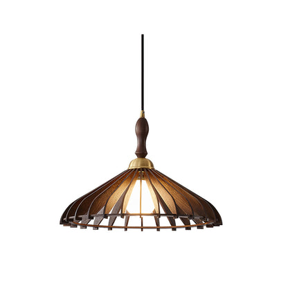 Umbrella Wood Pendant Lamp 1