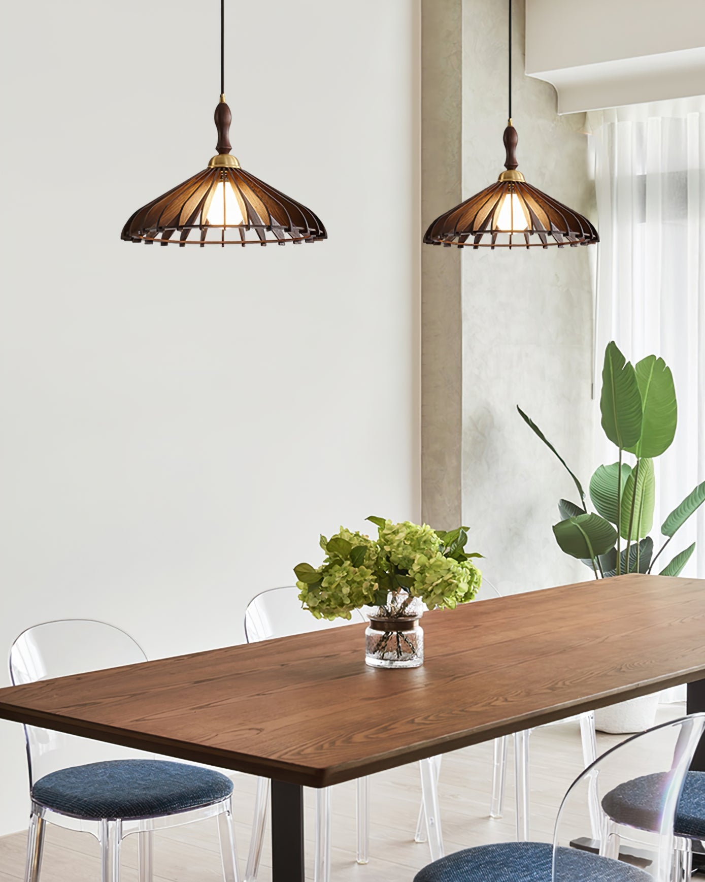 Umbrella Wood Pendant Lamp 6