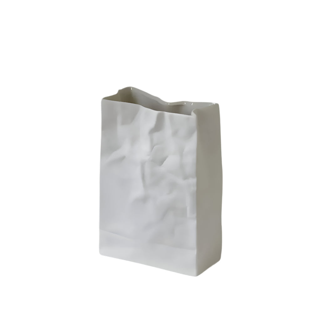 Celorie - Modern Ceramic Vase in Paper Bag Look 5