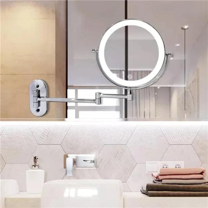 Elara Haus Vanity Mirror with Lights - Chrome Finish LED Makeup Mirror 1