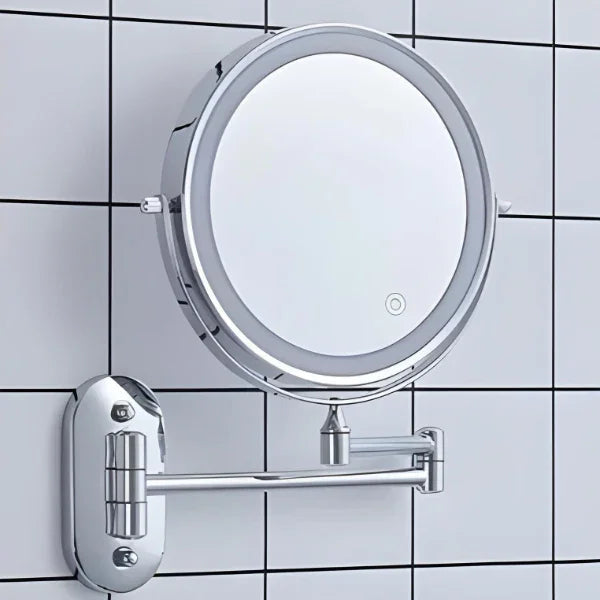 Elara Haus Vanity Mirror with Lights - Chrome Finish LED Makeup Mirror 2