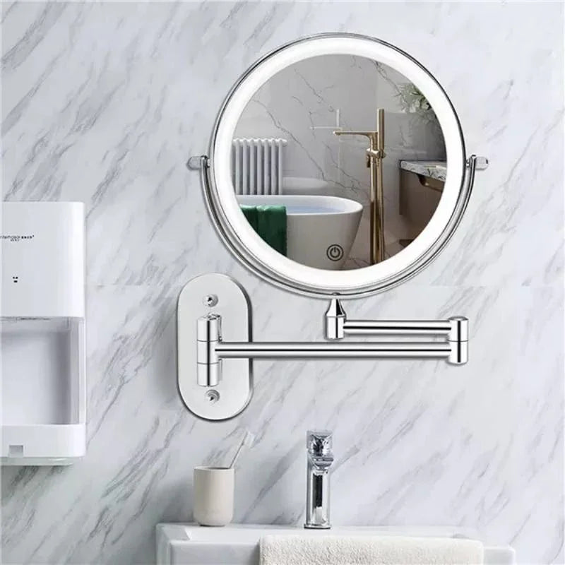 Elara Haus Vanity Mirror with Lights - Chrome Finish LED Makeup Mirror 3