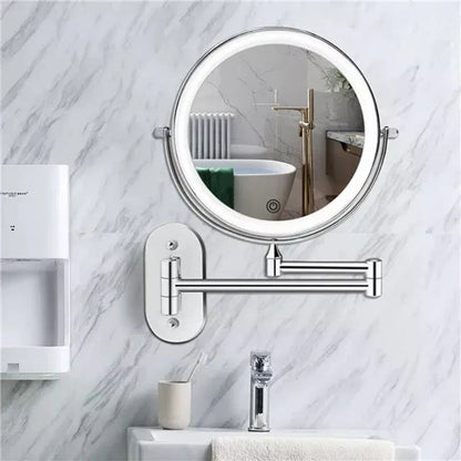 Elara Haus Vanity Mirror with Lights - Chrome Finish LED Makeup Mirror 3